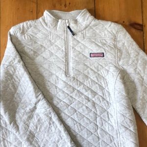 vineyard vines quilted quarter zip
